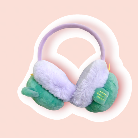 Premium Ultra soft Ear Muff - Purple Green